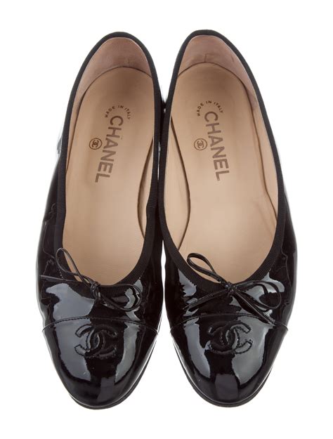 chanel patent leather 255|Chanel patent leather flats.